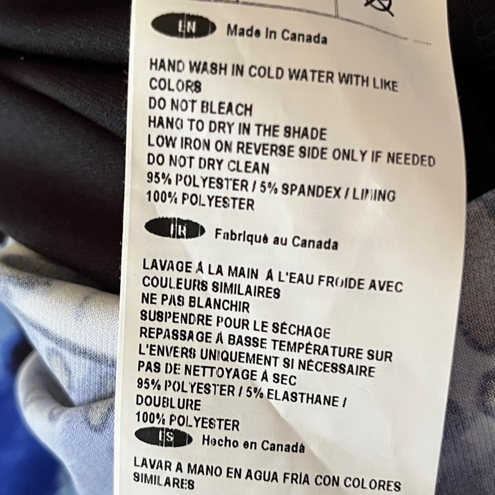 Joseph Ribkoff Abstract Print Stretch Knit Blue Black White Sheath Dress 8 - Picture 11 of 13